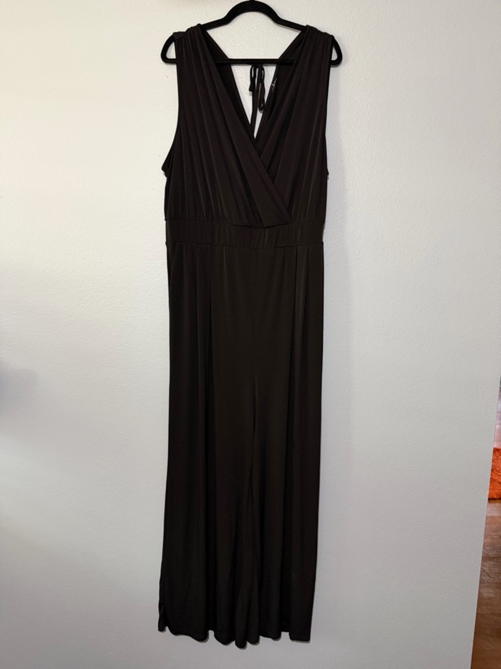 Cider Black Wide-Leg Jumpsuit